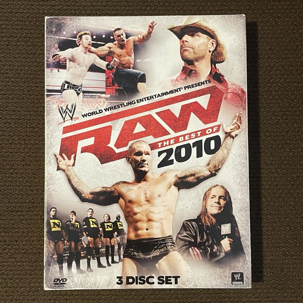 WWE: Raw - The Best of 2010 (DVD, 2011, 3-Disc Set)